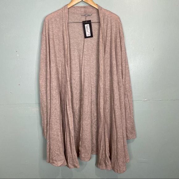 Bryn Walker James Cardigan Light‎ Brown Sz 1X - Picture 1 of 4